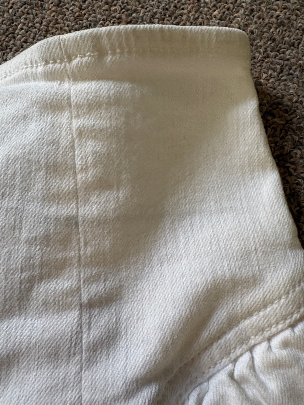 MOTHER White Ruffle-Layer Mini Skirt - Picture 3 of 6